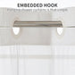 The Santorini Waffle Weave Shower Curtain Set