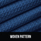 Santorini Waffle Weave Luxury Shower Curtain