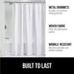 Santorini Waffle Weave Luxury Shower Curtain