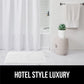 Santorini Waffle Weave Luxury Shower Curtain