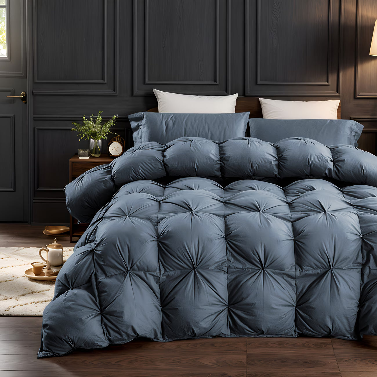 Blue Color All Season Luxury Bedding