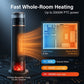 Heating device with PTC power technology and room heating illustration