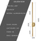 Wall lamp with dimensions and specifications on a gray and white background