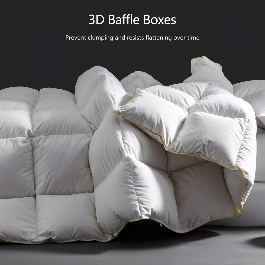 Cloud Luxe™ Goose Down Comforter  in White color