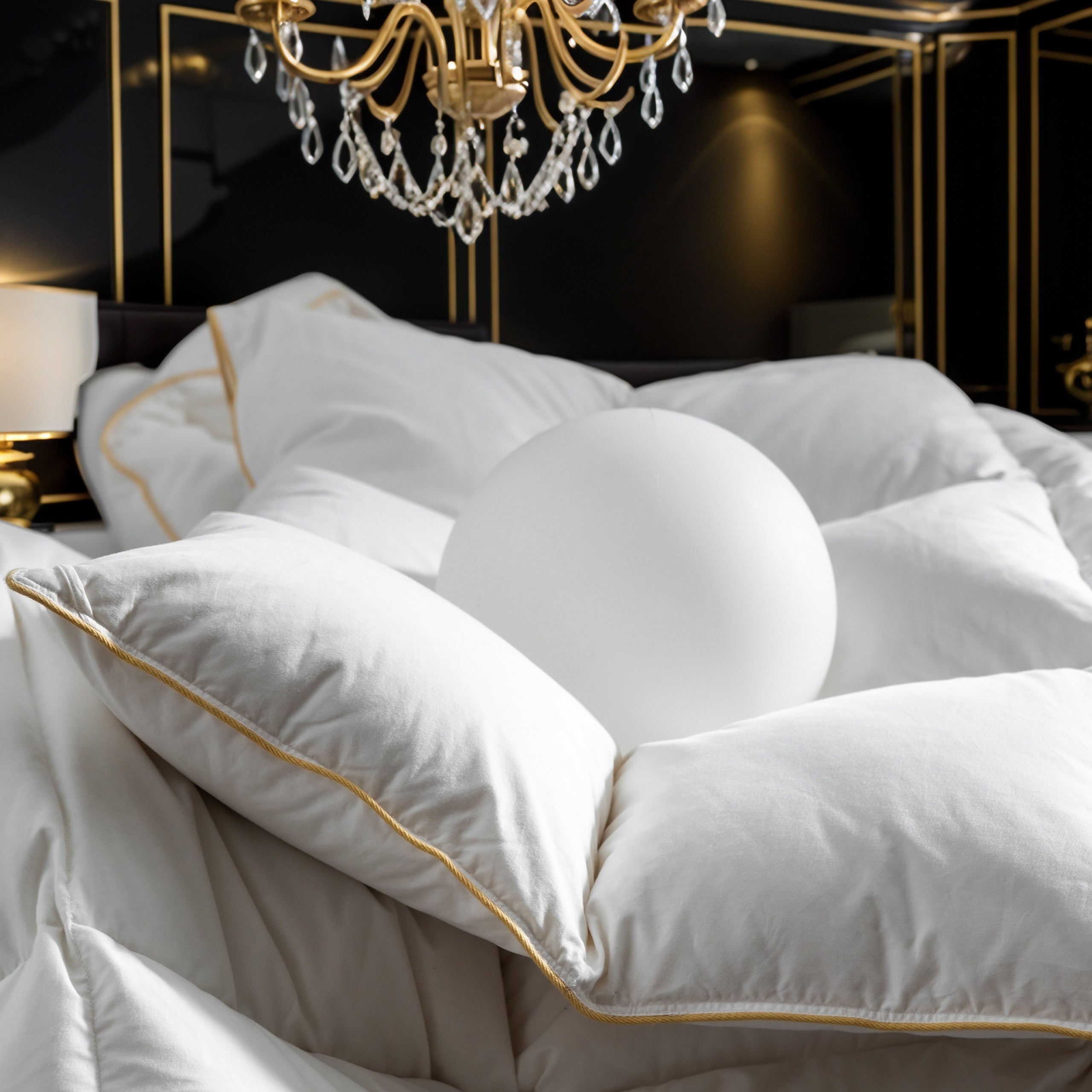 Cloud Luxe™ Goose Down Comforter  in White color