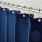 Santorini Waffle Weave Luxury Shower Curtain