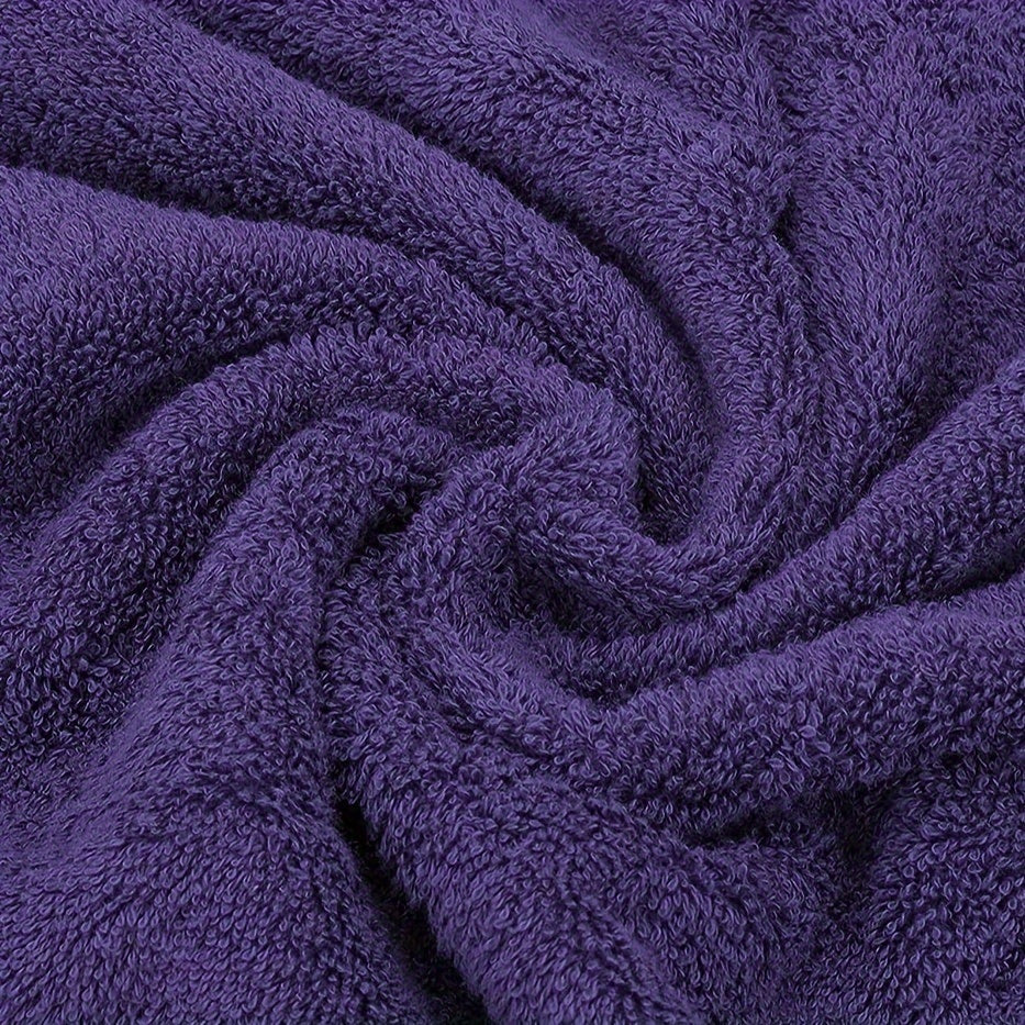 Close-up of a purple textured fabric