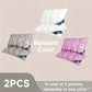 Three pillows in different colors on a beige background with 'Random Color' text and '2PCS' label.