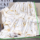 Marble Luxe Flannel Throw Blanket