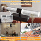 Modern wall light fixture with text highlighting battery capacity and features.