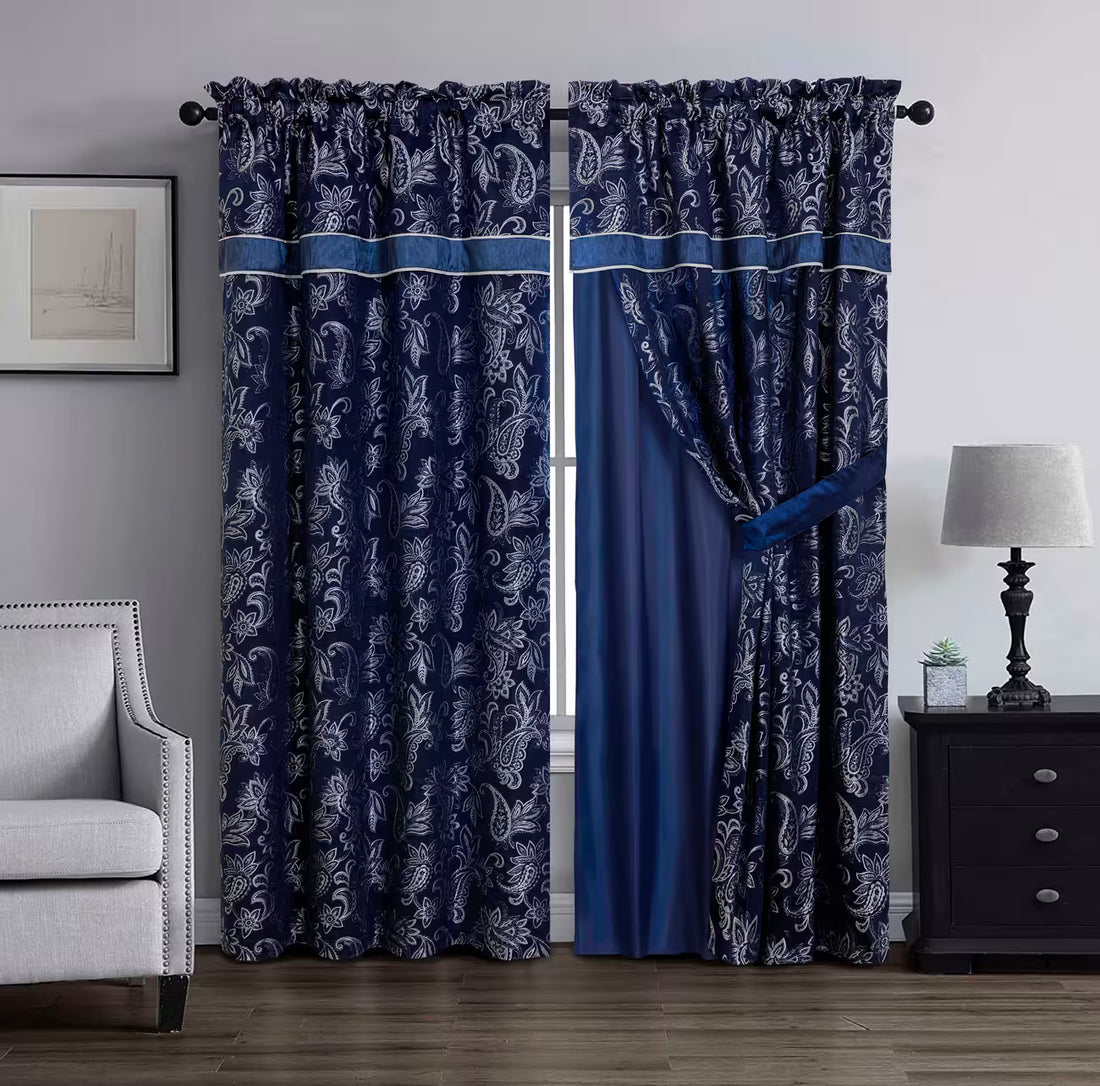 Royal Paisley Jacquard Curtain Set™