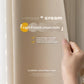 Textured cream fabric with a hand touching it, labeled 'Light French cream style'.
