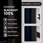 Blackout curtain with shading effect features, including UV ray impediment, softness, durability, privacy protection, noise reduction, and machine washability.