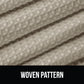 Santorini Waffle Weave Luxury Shower Curtain