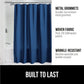 Santorini Waffle Weave Luxury Shower Curtain