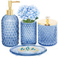 Blue color 4 Piece Bathroom Set